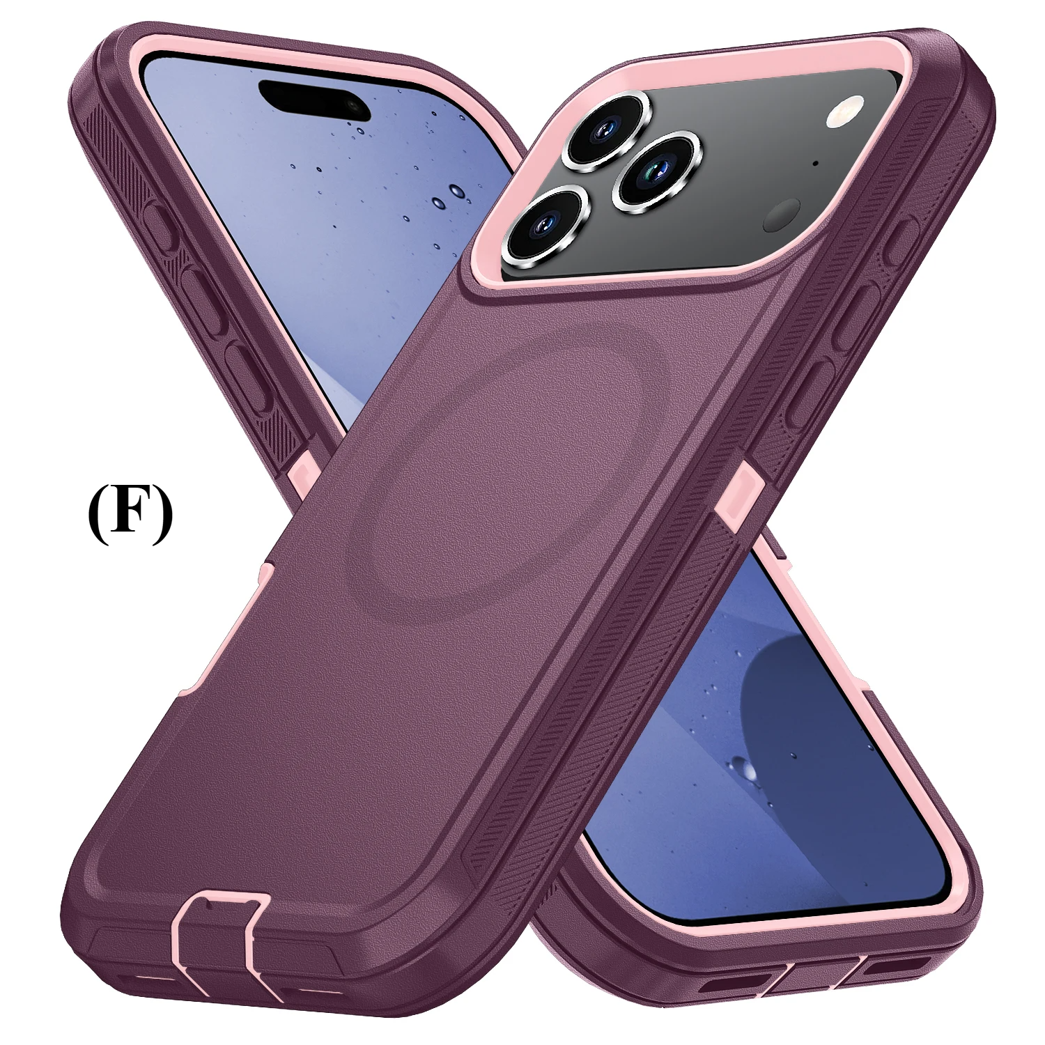 Armor Shockproof Defender Magesafe Case - For iPhone 16 Series - F / Phone Cases & Covers