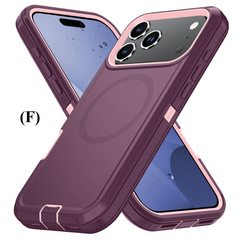 Armor Shockproof Defender Magesafe Case - For iPhone 16 Series - F / Phone Cases & Covers