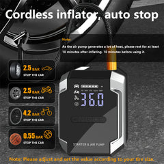 8500A Portable Car Jump Starter with Air Compressor by Snagg A Jump Starter