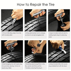 148pcs Tire Puncture Repair Kit by Snagg A Tire Repair Kit
