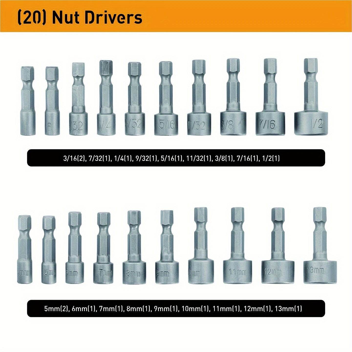 208pcs Ultimate Screwdriver Bit Set - SnaggIt