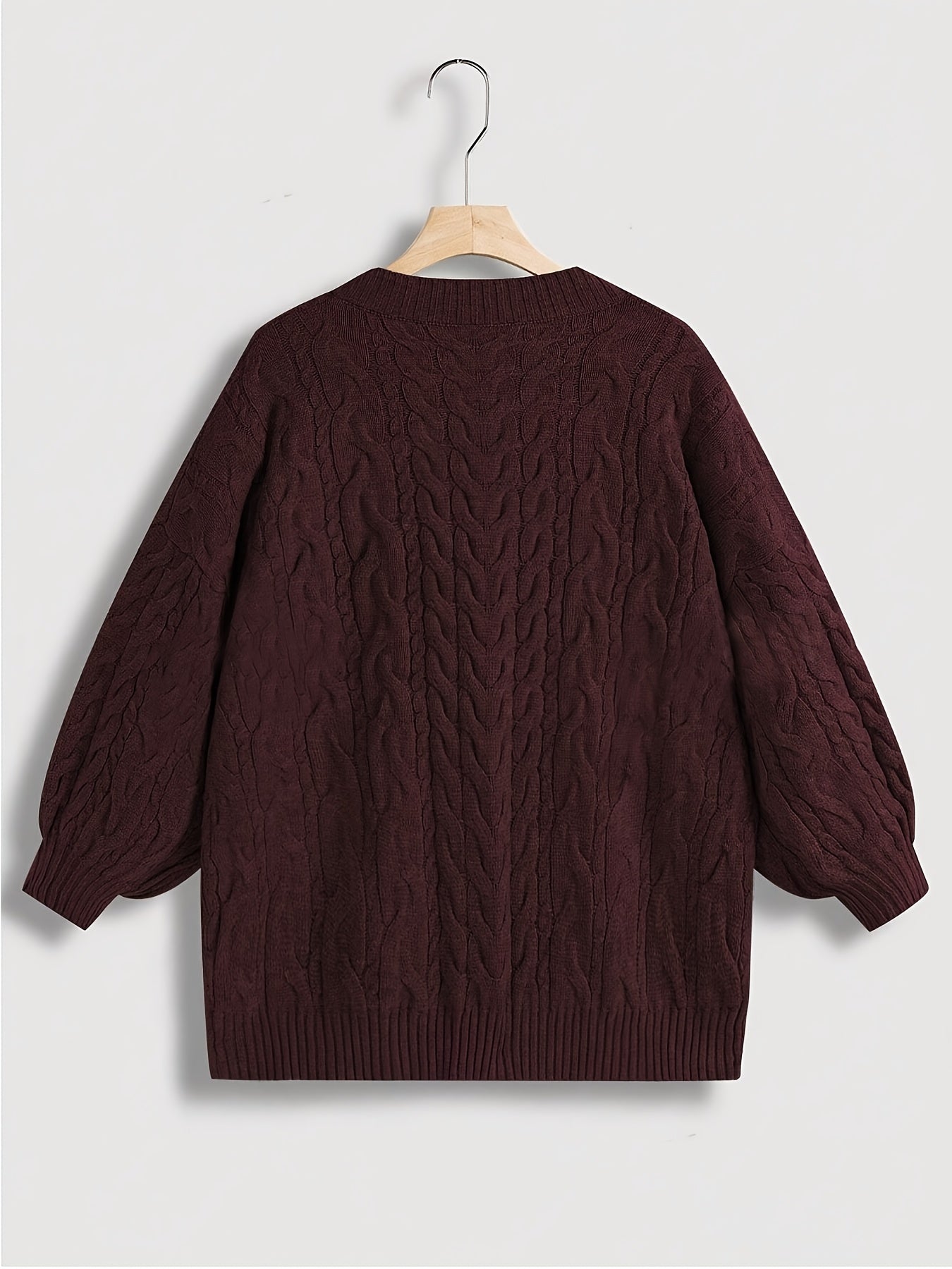 Plus Size Women’s V-Neck Sweater by Snagg A Top