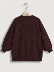 Plus Size Women’s V-Neck Sweater by Snagg A Top
