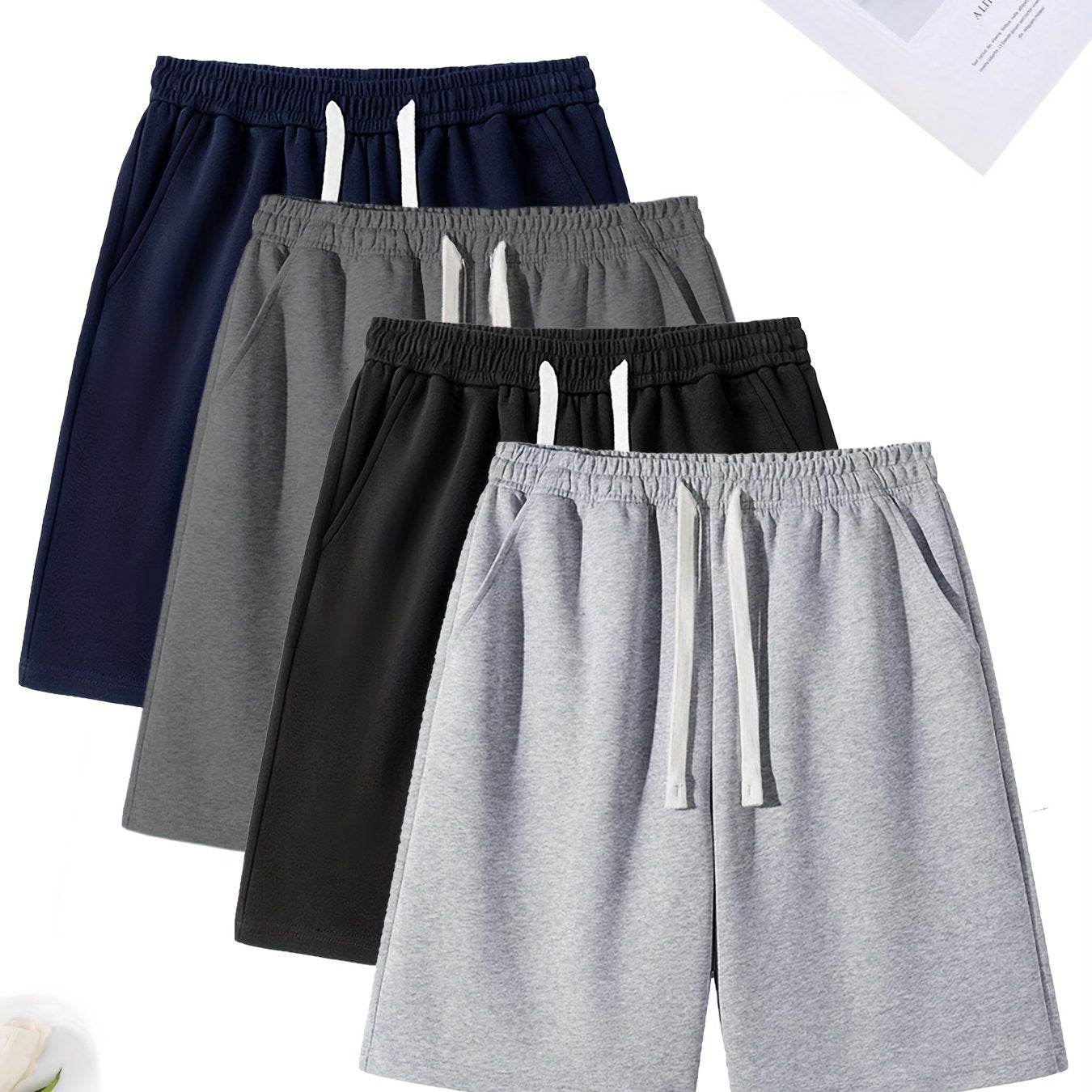 4pcs Men’s Summer Athletic Shorts - SnaggIt