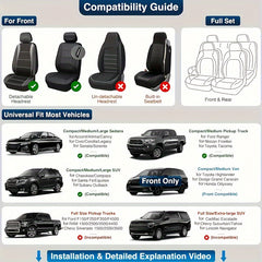 5 Seater Full Coverage Car Seat Covers by Snagg A Seat Cover
