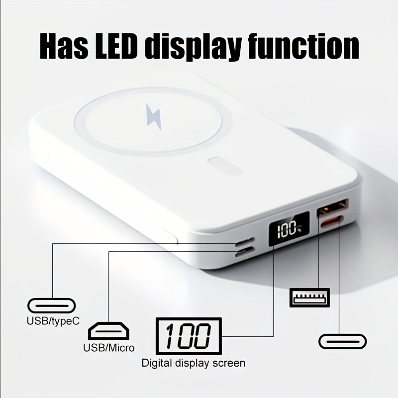 20000mAh Portable Magnetic Mobile Power Bank by Snagg A Power Bank