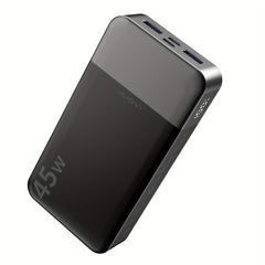 45W Fast-Charge Power Bank - 20,000mAh High Capacity