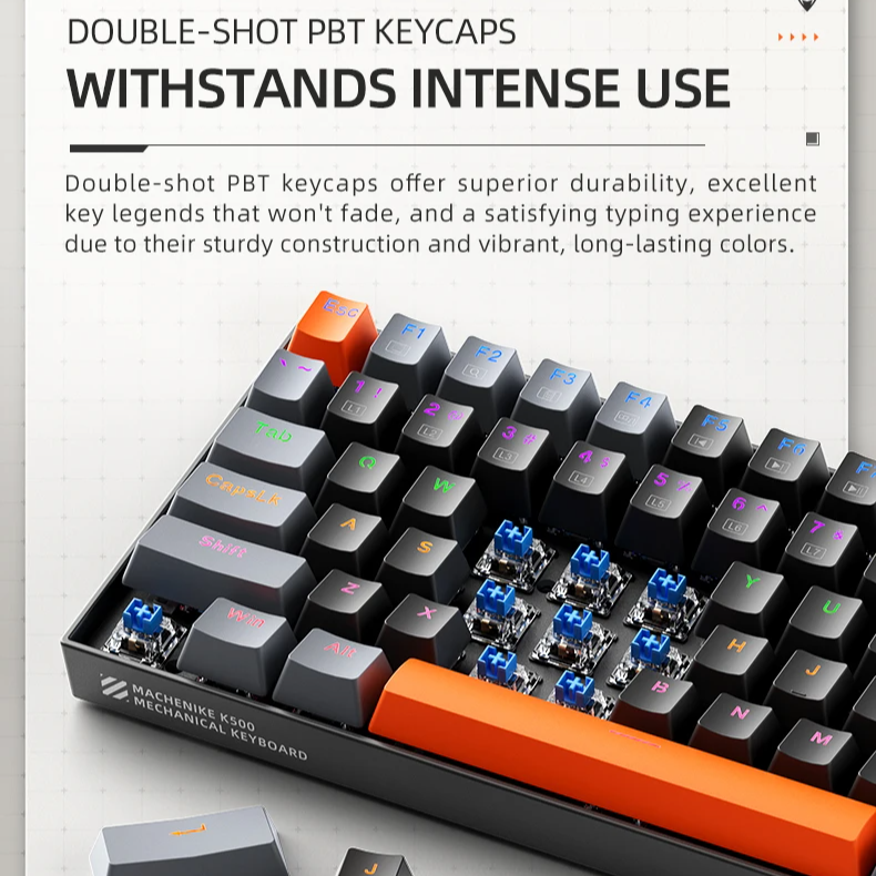 75% Wired Mechanical Keyboard for PC & Laptop Gaming by Snagg A Keyboard