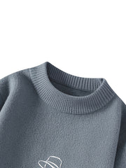 Men’s Graphic Knit Sweatshirt by Snagg A Jumper