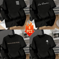 4pcs Men’s Outdoor Sports T-Shirts - SnaggIt