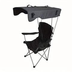 Heavy-Duty Portable Folding Chair with Canopy Shade by Snagg A Chair