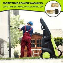 10pcs High Pressure Washer Adapter Set by Snagg A Fitter