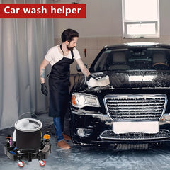 Heavy Duty Car Wash Bucket Cart with Wheels by Snagg A Bucket