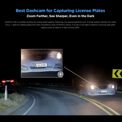 4K Dual Channel Telephoto Dash Cam | 4x Optical Zoom & Dual Sony STARVIS 2 Sensors