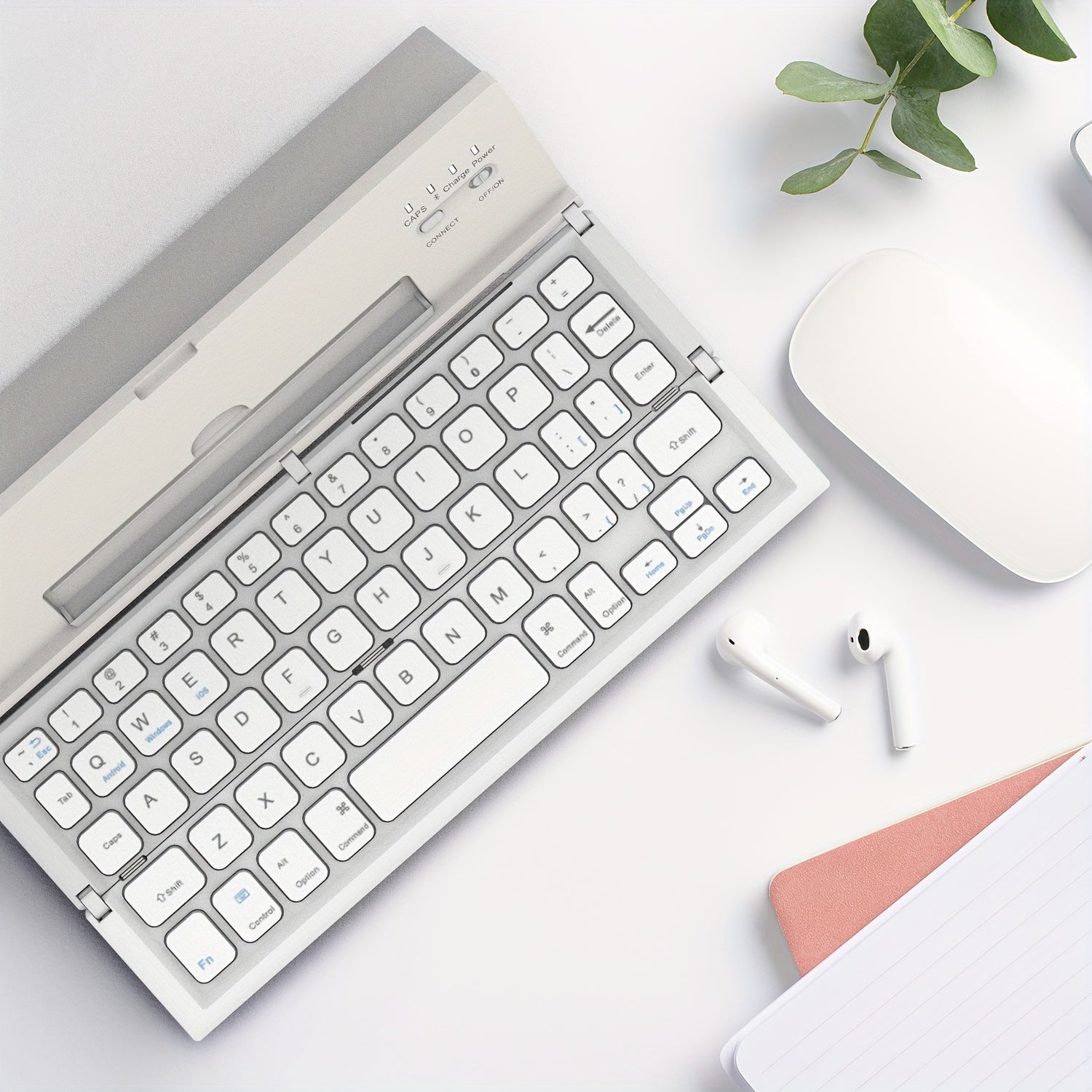 Foldable Portable BT Keyboard For IOS & Android by Snagg A Wireless Keyboard