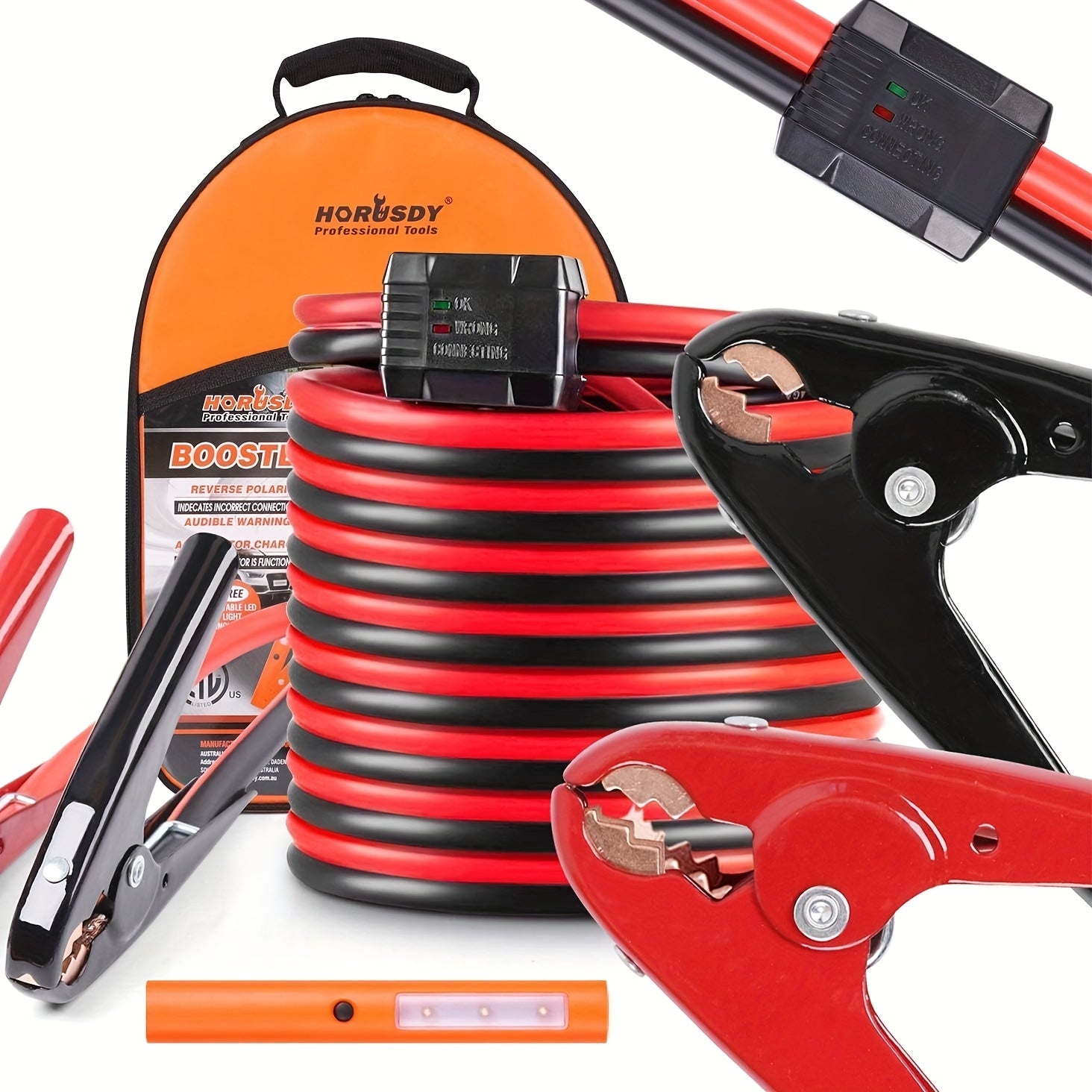 3000A Heavy Duty Jumper Cables by Snagg A Jump Starter