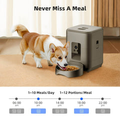 2L Smart Automatic Pet Feeder with Camera & App Control - SnaggIt
