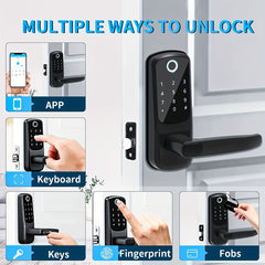 Smart Door Lock with Fingerprint & Keypad by Snagg A Smart Door Lock