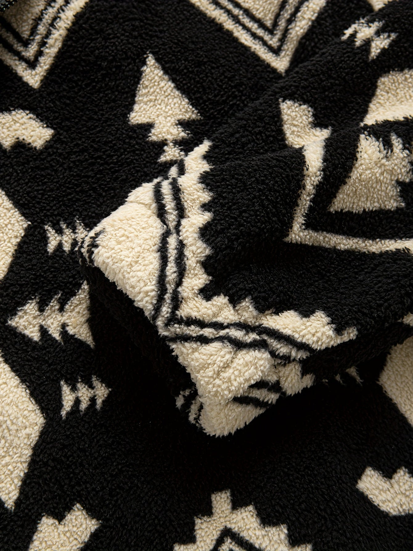 Men’s Plush Tribal Print Hooded Jacket by Snagg A Jacket