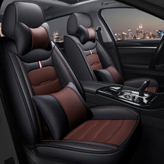 5 Seater Faux Leather Car Seat Cover Set by Snagg A Seat Cover