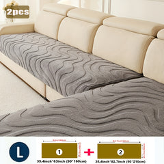 2pcs Bohemian Modern Wave Sofa Cushion Cover Set by Snagg A Sofa Cover