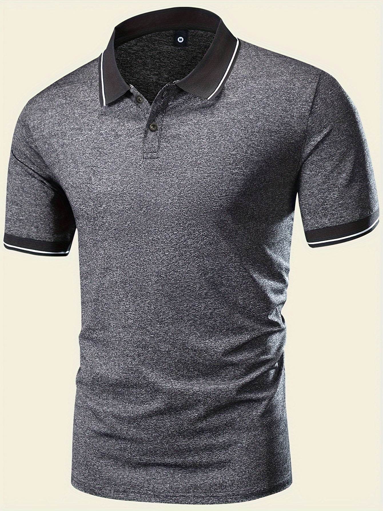 5pcs Men’s Lapel Collar T-Shirts - SnaggIt
