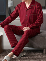 Men’s Long Sleeve Pajama Set by Snagg A Pajama