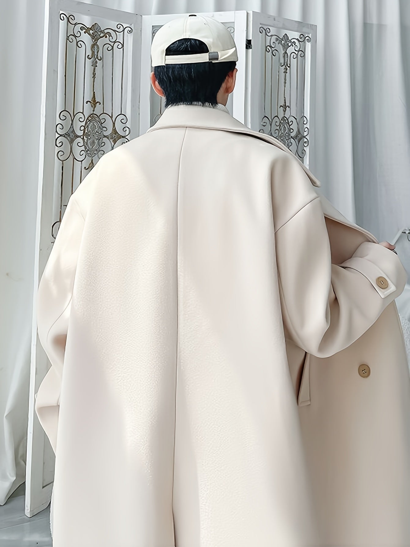 Men’s Elegant Double-Breasted Overcoat by Snagg A Coat