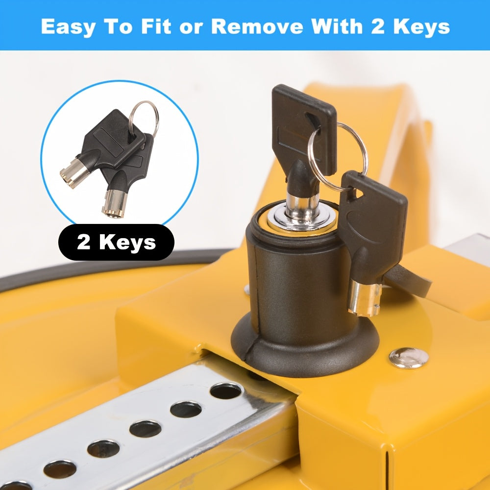 Heavy Duty Wheel Lock Clamp by Snagg A Lock Clamp