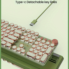 Retro Punk Mechanical Keyboard for PC & Laptop by Snagg A Keyboard