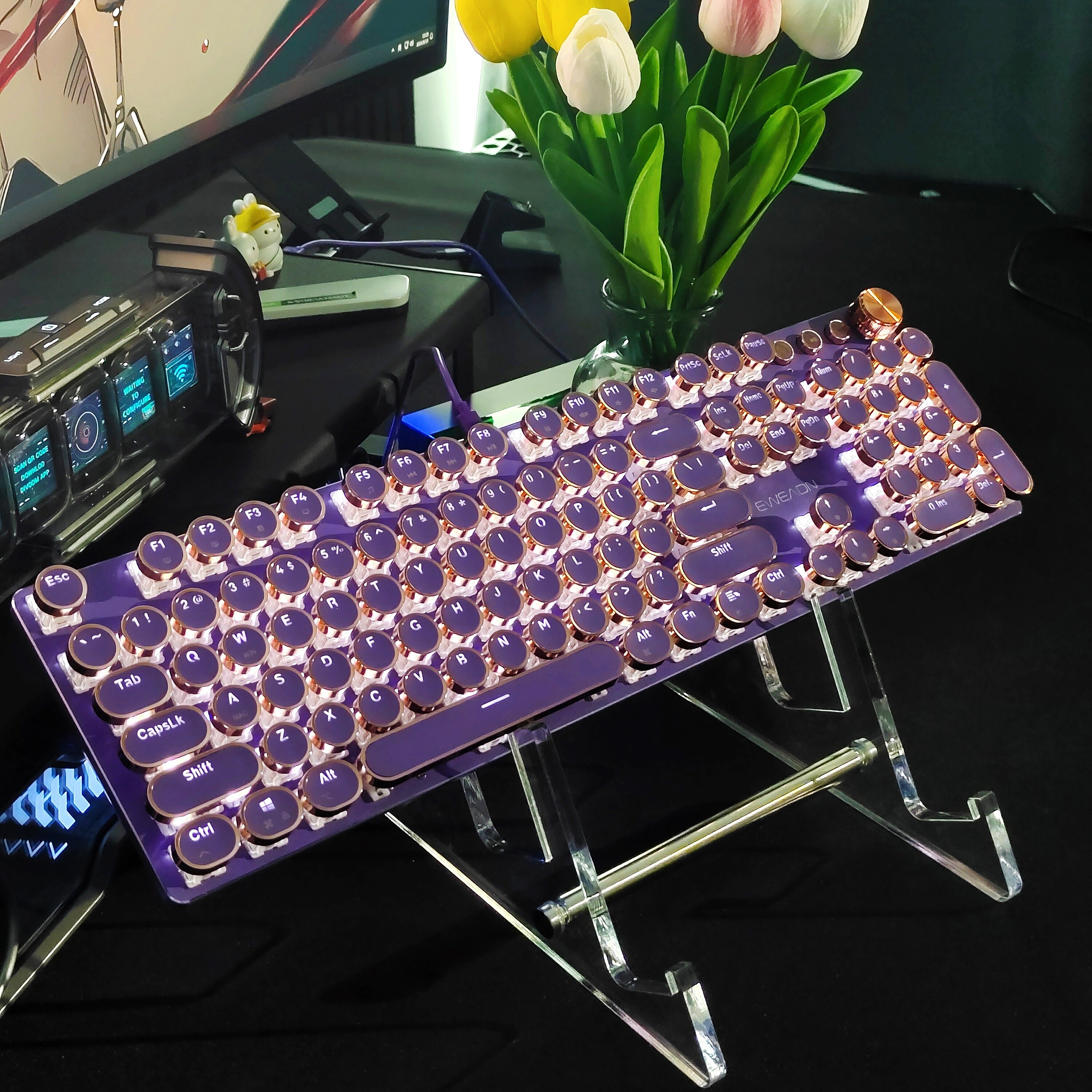 Retro Typewriter Mechanical Keyboard for PC & Laptop by Snagg A Keyboard