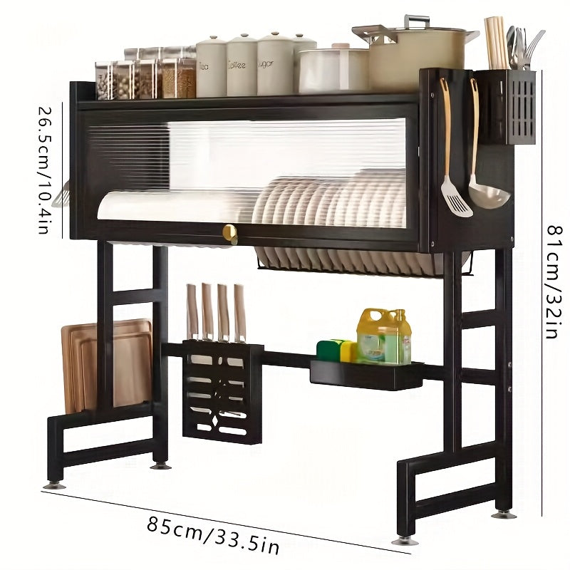 Multifunctional Countertop Dish Rack by Snagg A Rack