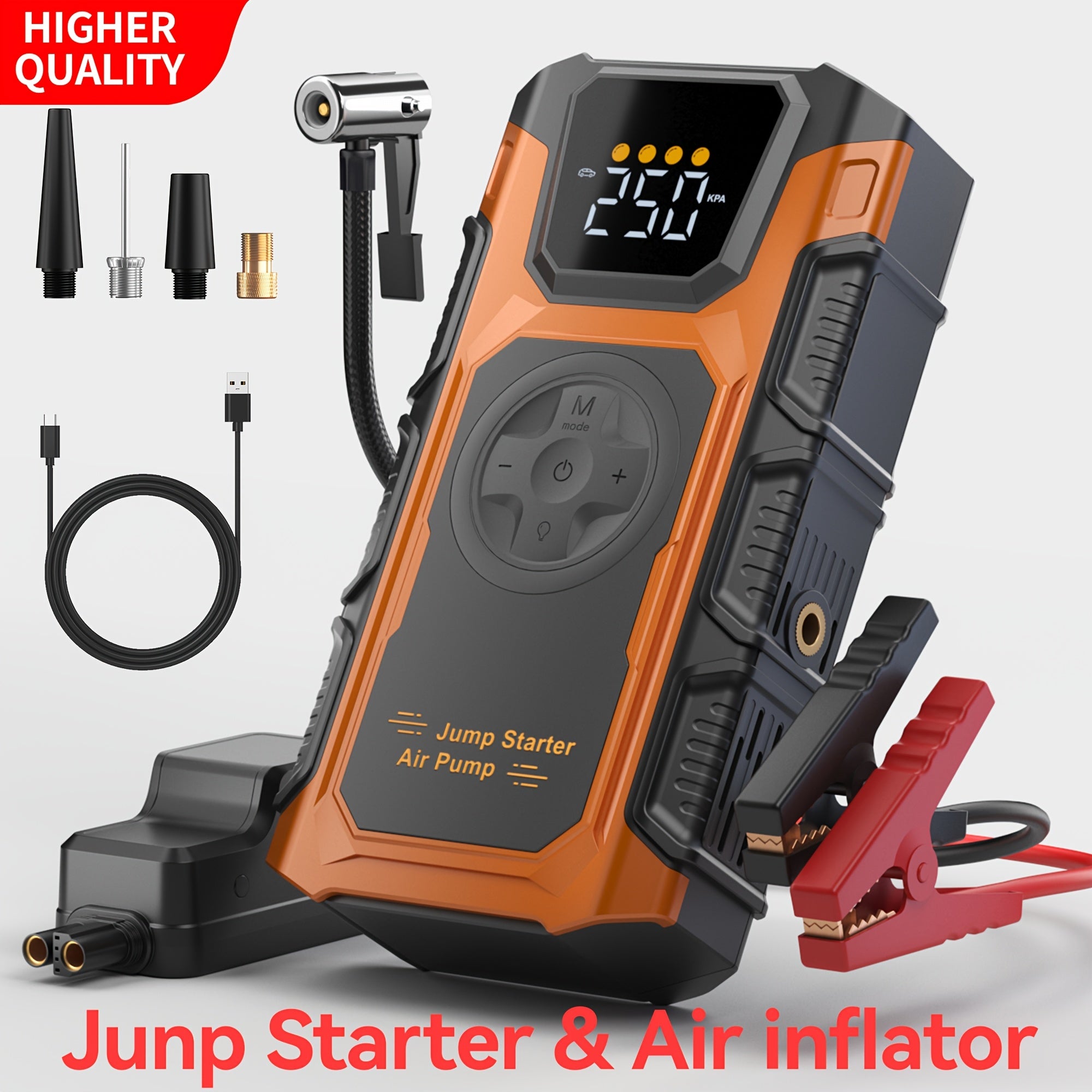 6000A Car Jump Starter with Air Compressor by Snagg A Jump Starter