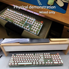 Retro Punk Mechanical Keyboard for PC & Laptop by Snagg A Keyboard