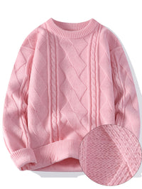 Men’s Slim Fit Cable-Knit Sweater by Snagg A Sweater