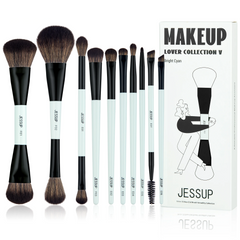 15 Piece Luxury Amethyst Professional Brush Collection – Vegan Precision Set