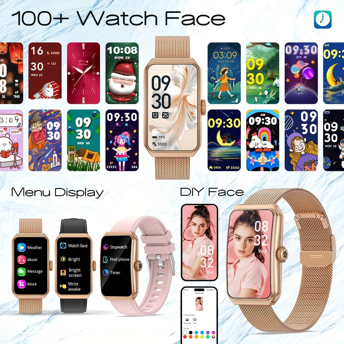 1.47 Inches, Women's Smart Watch - SnaggIt