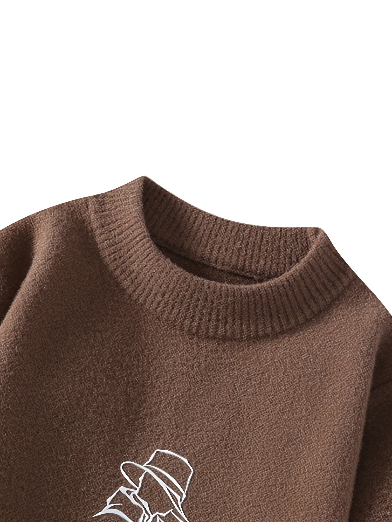 Men’s Graphic Knit Sweatshirt by Snagg A Jumper