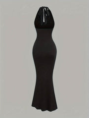 2pcs Elegant Halter Neck Mermaid Dresses - SnaggIt