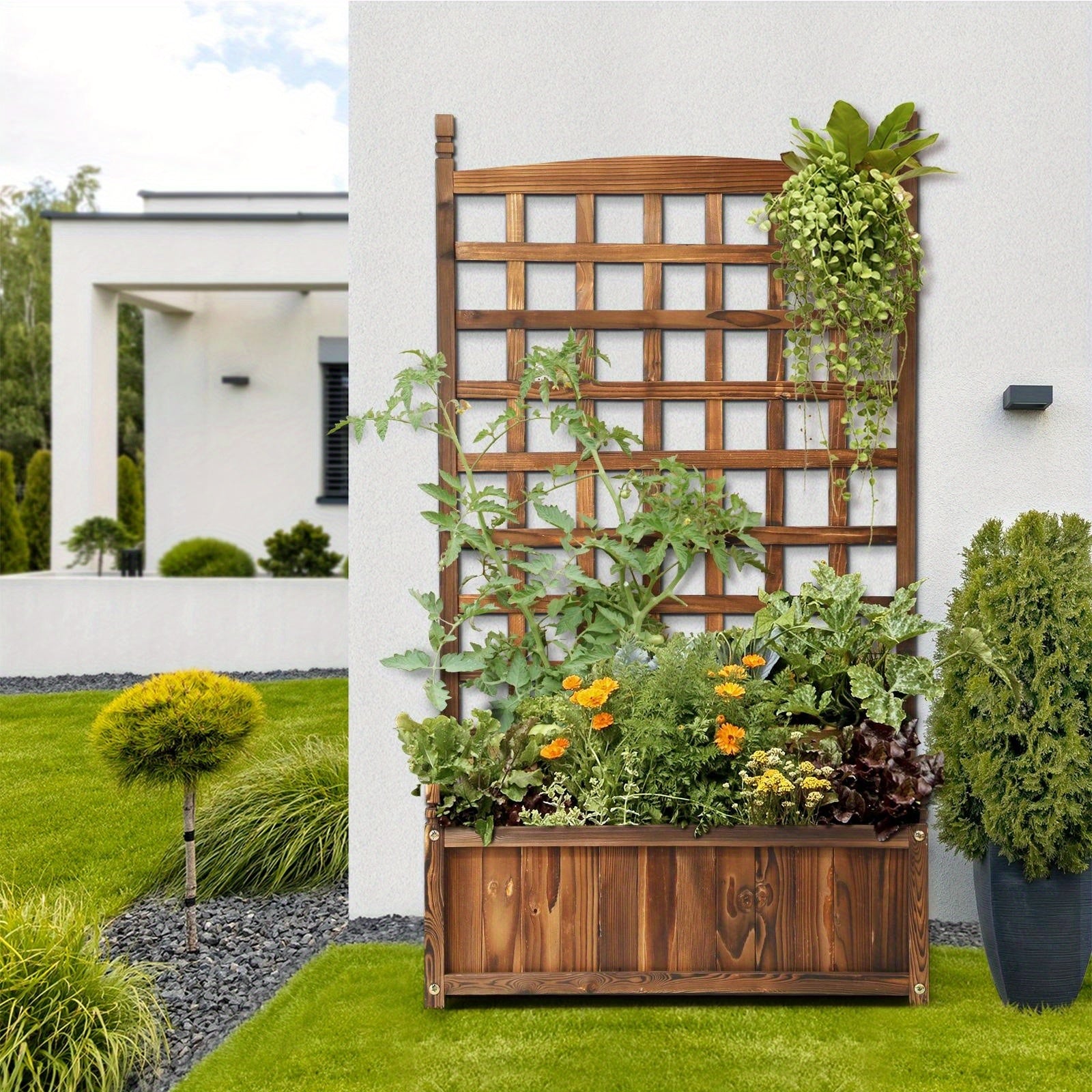 Wooden Raised Garden Bed Planter Box 64×115cm by Snagg A Garden Bed