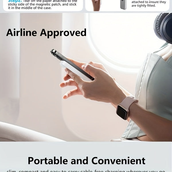 10000mAh Wireless Magnetic Power Bank by Snagg A Power Bank