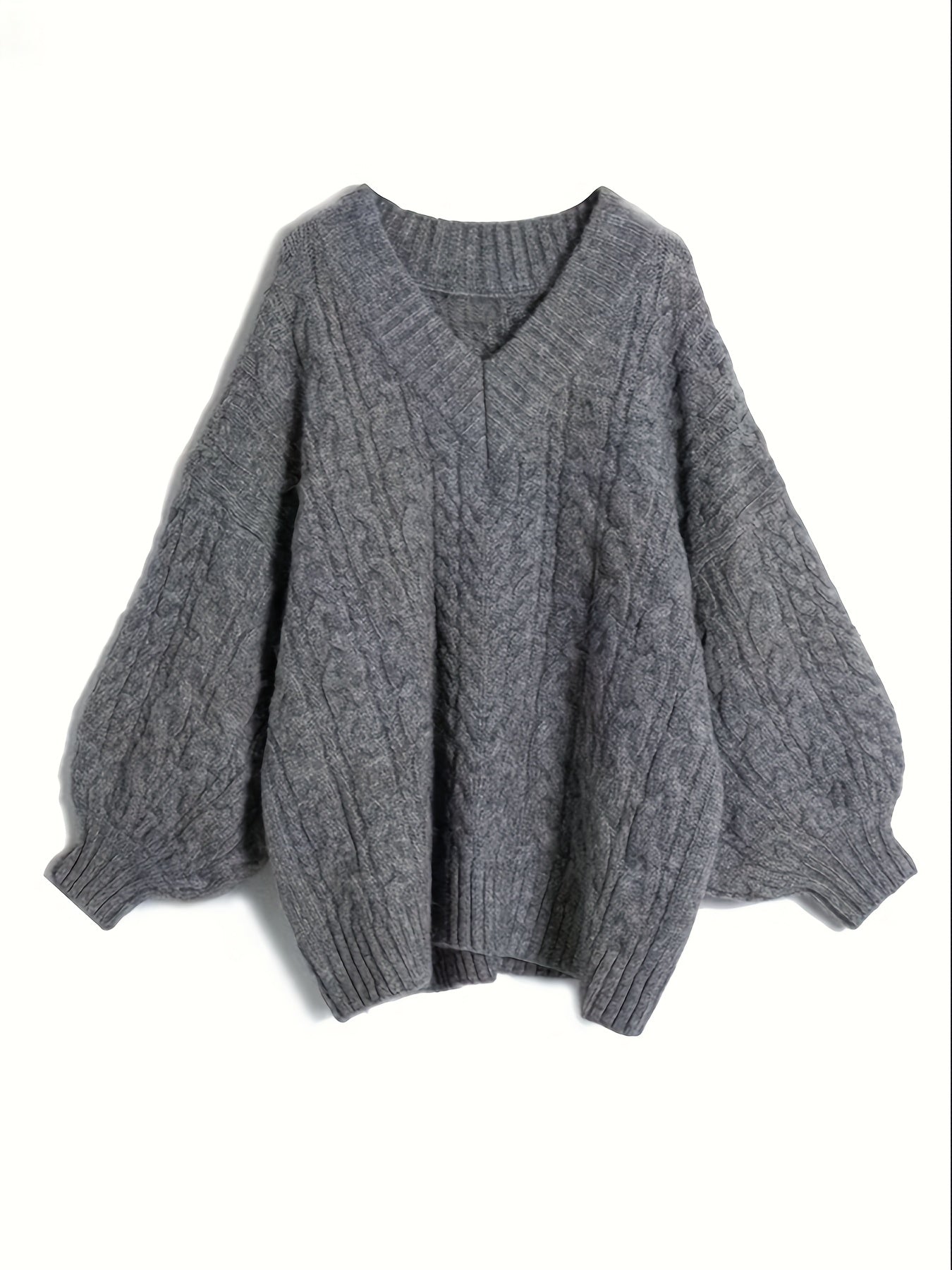 Plus Size Women’s V-Neck Sweater by Snagg A Top