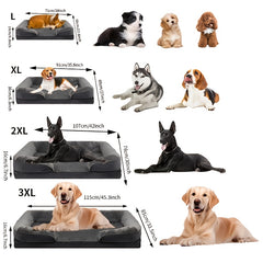Orthopedic Dog Sofa Bed with Washable Cover by Snagg A Pet Bed