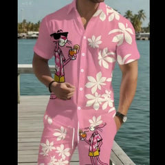 Men’s Casual Shirt & Shorts Set by Snagg A Short