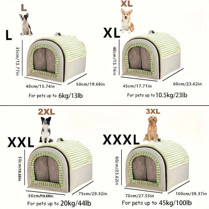 Soft Sanctuary Enclosed Dog & Cat Bed by Snagg A Cave