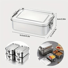 5pcs 850ml Stainless Steel Lunch Box Set by Snagg A Container