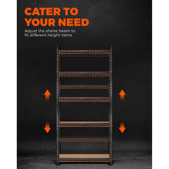 2 Pack 5 Tier Heavy Duty Garage Shelving Set