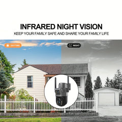 4MP Solar Powered Security Camera – 2.4K Resolution with Pan-Tilt by Snagg An Outdoor Camera