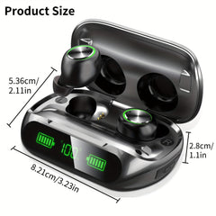 Wireless 5.3 Earbuds | In-Ear Headphones with Charging Case (200H Playtime) by Snagg An EarBud