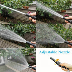 Garden Hose with 10 Function Spray Gun by Snagg A Garden Hose